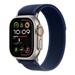 Apple Watch Ultra 2 GPS + Cellular 49mm Natural Titanium Case with Blue Trail Loop - S/M MX4J3CS/A