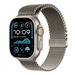 Apple Watch Ultra 2 GPS + Cellular 49mm Natural Titanium Case with Natural Titanium Milanese Loop - L MX5T3CS/A