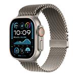 Apple Watch Ultra 2 GPS + Cellular 49mm Natural Titanium Case with Natural Titanium Milanese Loop - M MX5R3CS/A