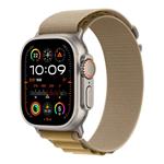 Apple Watch Ultra 2 GPS + Cellular 49mm Natural Titanium Case with Tan Alpine Loop - Medium MX4F3CS/A