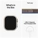 Apple Watch Ultra GPS + Cellular, 49mm Titanium Case with Blue/Gray Trail Loop - M/L mqfv3cs/a