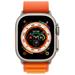 Apple Watch Ultra GPS + Cellular, 49mm Titanium Case with Orange Alpine Loop - Small mnhh3cs/a