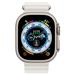 Apple Watch Ultra GPS + Cellular, 49mm Titanium Case with White Ocean Band mnhf3cs/a