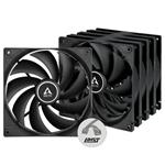 ARCTIC F14 PWM PST Case Fan 140x140x27 mm sada 5ks ventilátorů, 1350 RPM, černá, 4-pin ACFRE00105A