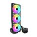 ARCTIC Liquid Freezer III - 420 A-RGB (Black) : All-in-One CPU Water Cooler with 420mm radiator and ACFRE00145A