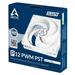 ARCTIC P12 PWM PST (White/White) 120x120x25 mm ventilátor, 1800 RPM, 4-pin ACFAN00170A