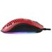 AROZZI herní myš FAVO Ultra Light Black-Red/ drátová/ 16.000 dpi/ USB/ 7 tlačítek/ RGB/ černočervená AZ-FAVO-BKRD