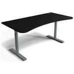 AROZZI herní stůl ARENA Gaming Desk Frozen Grey Black ARENA-FG-BK