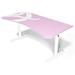 AROZZI herní stůl ARENA Gaming Desk White Pink ARENA-WHITE-PINK