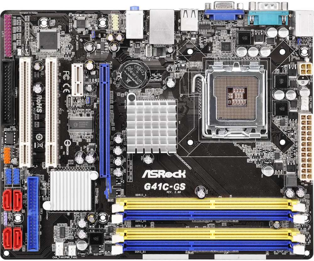 Подключение материнской платы asrock g41c gs