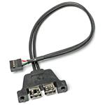 ASRock USB 2.0 kabel pro rozšíření USB 2.0 portů na ASRock DeskMini 310 na 2x USB 2.0 DeskMini 2XUSB2.0 CABLE