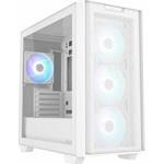 ASUS A21 CASE TG WHITE, 4x ARGB LED fan, mATX, biela 90DC00H3-B19010