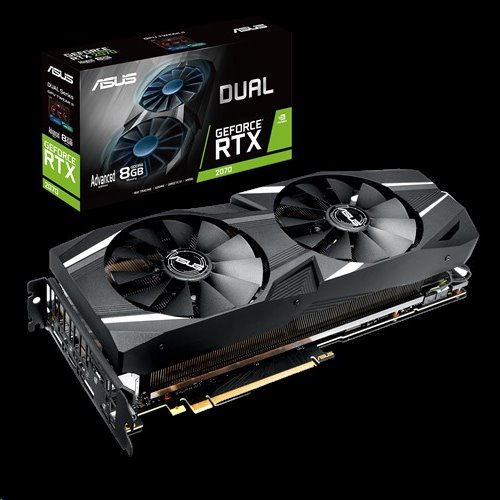 ASUS DUAL-RTX2070-A8G 8GB/256-bit GDDR6 1xHDMI 3xDP USB-C 90YV0C85-M0NA00