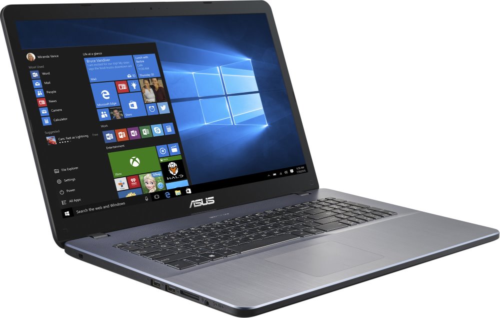 ASUS F705NC-BX014T/Basic/17,3"/HD+ TN /N3350/4GB/1TB/GeForce 810M/W10/Grey