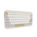 ASUS Marshmallow Keyboard KW100/Bezdrátová Bluetooth/CZ-SK layout/Béžová 90XB0880-BKB430