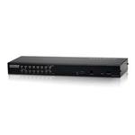 Aten 16-port OverNet Cat5 KVM PS/2+USB, OSD, rack KH-1516AI