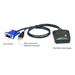 Aten CV211CP-AT Laptop USB KVM Console Crash Cart Adapter IT Kit