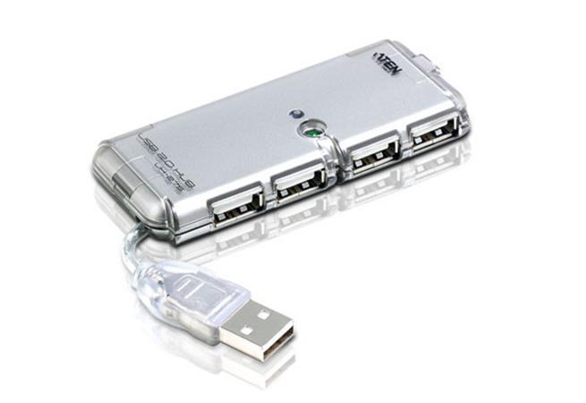 ATEN UH275Z-AT-G 4 PORT USB 2.0 HUB. W/230V ADP