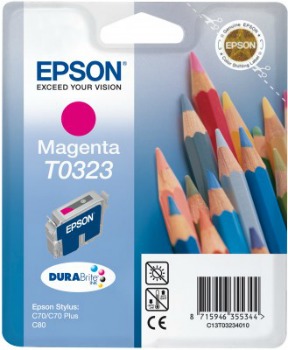 Atrament Epson S C70/C80 magenta C13T03234010