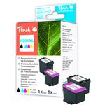 Atrament Peach CH564EE + CH563EE No.301XL Combi Pack kompatibilní barevný a černý PI300-399 pro HP DJ 1000, 1050, 316258