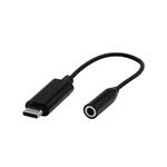 Audio Redukcia, USB C (3.1) M-Jack (3,5mm) F, 0, stereo, čierna KAA3CJFW01