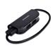 AXAGO, HUE-X4B, 4 portový externý USB 2.0 HUB, Black