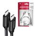 AXAGON BUCM3-CM10AB cable USB-C <-> USB-C 3.2 Gen 1, 1m, PD 60W, 3A, ALU, braid, Black