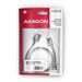 AXAGON BUMM3-CM10AB cable Micro-B USB <-> USB-C 3.2 Gen 1, 1m, 3A, ALU, PVC, Black