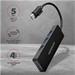 AXAGON HUE-G1C, 4x USB 3.2 Gen 1 SLIM hub, kabel Type-C 14cm napevno