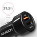 AXAGON PWC-QC5 QC3.0 + 2.4A CAR CHARGER