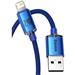 Baseus CAJY000003 Crystal Shine Series Datový Kabel USB - Lightning 20W 1,2m Blue 6932172602697