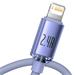 Baseus CAJY000005 Crystal Shine Series Datový Kabel USB - Lightning 20W 1,2m Purple 6932172602703