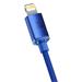 Baseus CAJY000203 Crystal Shine Series Datový Kabel USB-C - Lightning 20W 1,2m Blue 6932172602758