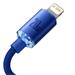 Baseus CAJY000203 Crystal Shine Series Datový Kabel USB-C - Lightning 20W 1,2m Blue 6932172602758