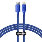 Baseus CAJY000203 Crystal Shine Series Datový Kabel USB-C - Lightning 20W 1,2m Blue 6932172602758