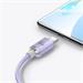 Baseus CAJY000405 Crystal Shine Series Datový Kabel USB - USB-C 100W 1,2m Purple 6932172602826