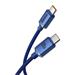 Baseus CAJY000603 Crystal Shine Series Datový Kabel USB-C - USB-C 100W 1,2m Blue 6932172602871