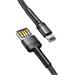 Baseus CALKLF-HG1 Cafule Kabel USB to Lightning Double Sided 1.5A 2m Grey/Black 6953156283374