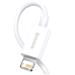 Baseus CALYS-02 Superior Fast Charging Kabel Lightning 2.4A 0.25m White 6953156205390