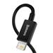 Baseus CALYS-A01 Superior Fast Charging Datový Kabel USB to Lightning 2.4A 1m Black 6953156205406