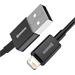 Baseus CALYS-A01 Superior Fast Charging Datový Kabel USB to Lightning 2.4A 1m Black 6953156205406