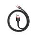 Baseus CATKLF-B91 Cafule Kabel USB-C 3A 1m Red/Black 6953156278219