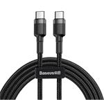 Baseus CATKLF-HG1 Cafule Kabel USB-C 60W 2m Gray/Black 6953156285231