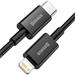 Baseus CATLYS-A01 Superior Fast Charging Datový Kabel USB-C to Lightning 20W 1m Black 6953156205307