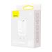 Baseus CCSUPP-E02 Super Si Quick Nabíječka USB + USB-C 30W White 6953156206359