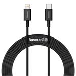 Baseus Datový kabel Superior Series USB-C/Lightning 20W 2m černý 6953156205352