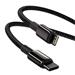 Baseus Datový kabel Tungsten Gold PD 20W 2m USB-C/Lightning černý 6953156232044