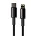 Baseus Datový kabel Tungsten Gold PD 20W 2m USB-C/Lightning černý 6953156232044