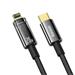 Baseus Explorer Series datový kabel USB-C/Lightning s inteligentním vypnutím 20 W 2m černá CATS000101