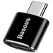 Baseus Exquisite Adaptér USB-C samec na USB samica 2,4A, čierny CATOTG-01